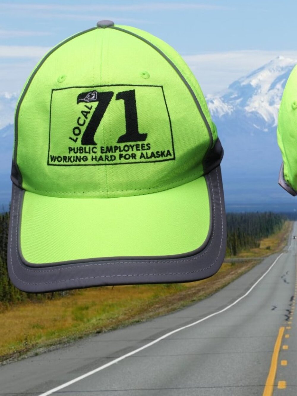 Alaska Local 71 Laborers  USA State Union Labor Trucker Hat Public Employee